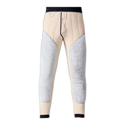 一体100%蚕丝保暖裤加绒加厚