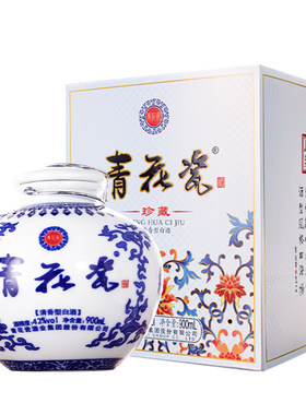 青花瓷珍藏53度清香型白酒900ml