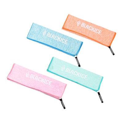 黑冰速干毛巾浴巾吸水便携