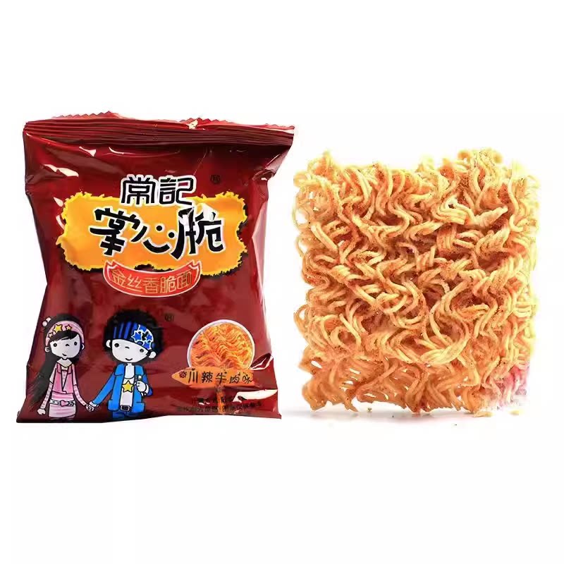 常记掌心脆干吃干脆面休闲网红小吃韩式辣面方便面袋装解馋零食