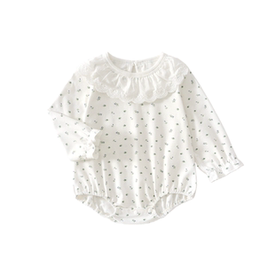 【2折专区】折扣店撤柜  女宝宝婴儿包屁衣春秋款碎花婴儿连体衣