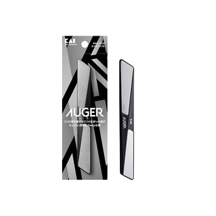kai/贝印AUGER指甲锉刀不锈钢材质双重锉面设计2合1美甲工具