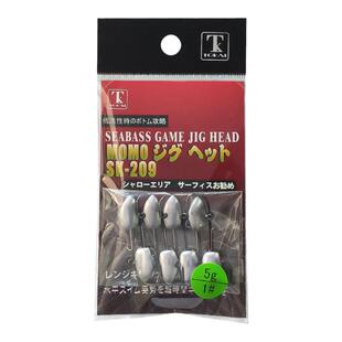 日本TK微物路亚黑坑铅头钩sk-208/209/210软饵曲柄钩鲈鱼鳜鱼鱼钩