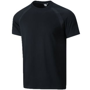 肌肉狗 凉感运动T恤男夏季插肩修身简约休闲短袖衣训练健身上衣