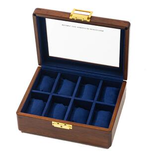俪丽实木手表收纳盒8位高档精致手表盒家用腕表展示盒机械表藏盒
