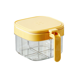 川岛屋调料盒多格一体家用厨房高端新款调料收纳密封盐罐调味瓶罐