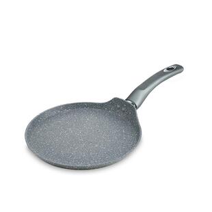 左家右厨麦饭石色不粘锅平底锅班戟千层饼专用煎盘烙饼锅24/28cm