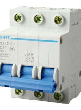正泰CHNT DZ47-60 C20 3P 20A 3P断路器 正品特价销售 现货供应