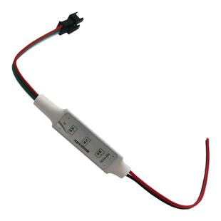 追光流水灯带控制器led线形灯回流跑马流星迷你3键控制器12-24V