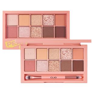 韩国CLIO眼影珂莱欧新款12色多用盘珠光闪片哑光自然提亮高光修容