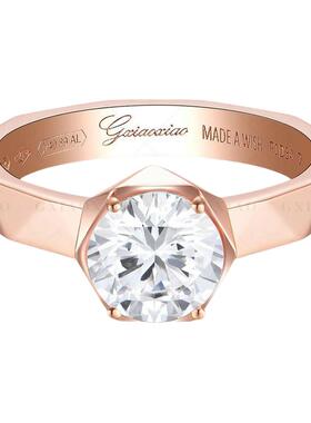 轻奢高级百搭菱形几何戒指