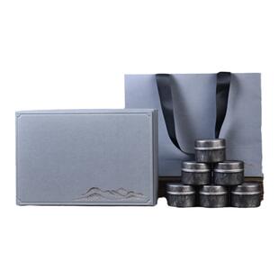 小罐茶6罐茶叶礼盒空盒子红茶岩茶随手礼一两包装茶盒小批量定制