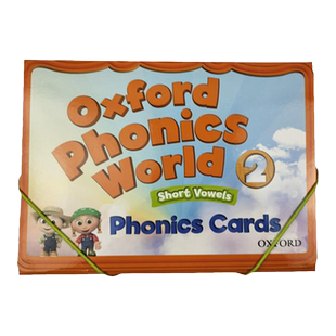 opw 2级别认读卡片 现货牛津Oxford Phonics World 2 Phonics Cards自然拼读少儿英语字母发音训练二级别OPW教学卡片