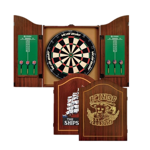 WINMAX威玛斯飞镖盘 专业18寸比赛剑麻飞镖靶 飞镖盘套装 配木箱