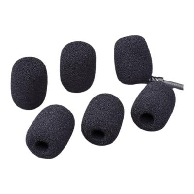 小蜜蜂耳麦套麦克风话筒海绵套头戴式耳机扩音器防风防喷麦网罩加厚防护咪罩海绵头防摔保护套耳麦降噪咪头套