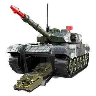 轨道弹射小汽车发射炮弹惯性坦克儿童男孩益智玩具装甲3到6岁宝宝