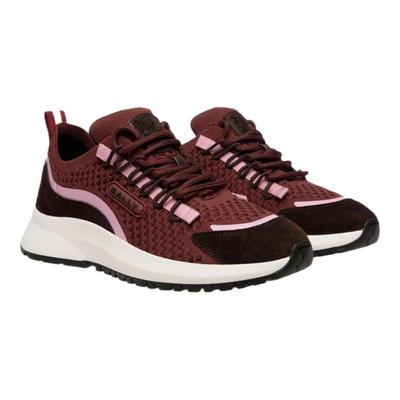 【尊享折扣】BALLY巴利OUTLINE酒红色女士休闲运动鞋6309133