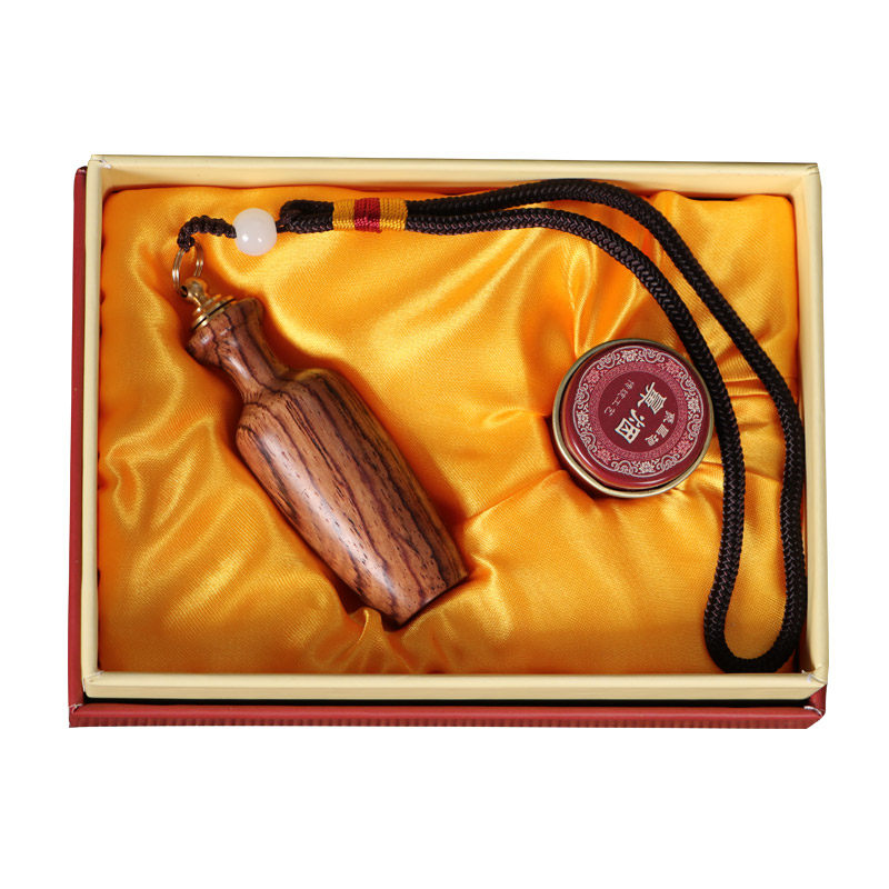 木质鼻烟壶礼盒本草薄荷老北京鼻烟粉(生日商务旅游礼品伴手礼)