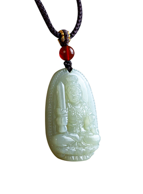 阿七天然和田玉平安生肖本命佛