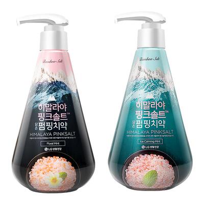 lg竹盐去黄去牙垢按压牙膏