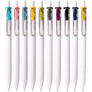 日本三菱中性笔小浓芯uni one水性笔限量秋冬春夏金夹水果茶限定