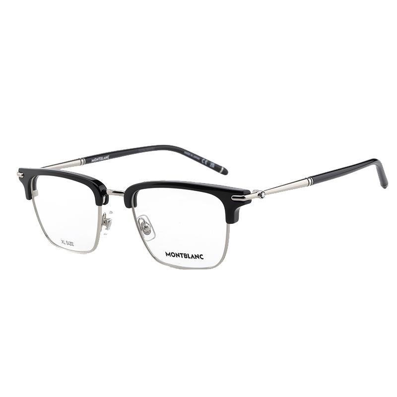 【自营】Montblanc万宝龙眼镜半框眉框板材超轻近视商务镜MB0243O