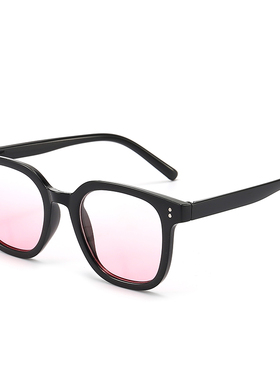 纯欲腮红眼镜女黑框素颜神器自带妆感显瘦眼镜框ins初恋风高级感