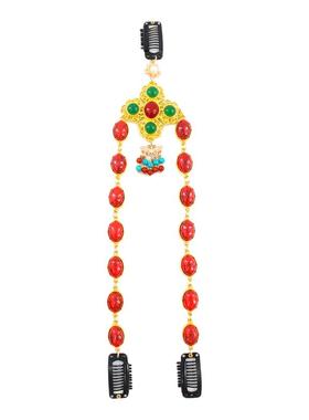 藏式民族风珠链眉心坠藏族舞蹈