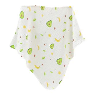 新生儿浴巾婴儿宝宝单层薄纱布盖被儿童纯棉吸水2层纱布盖毯包巾