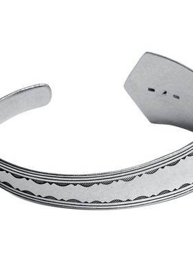 不规则手镯纯银手环银饰手链男女