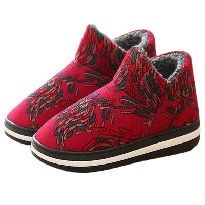 包跟中年防滑可外穿妈妈棉拖鞋