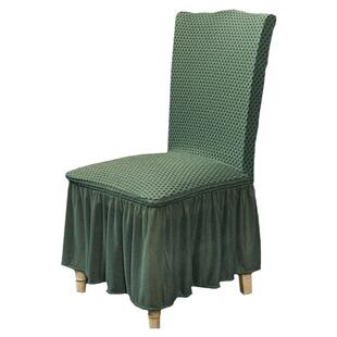 弹力家用椅套罩餐桌椅子套酒店专用餐椅套北欧风靠背一体全包通用