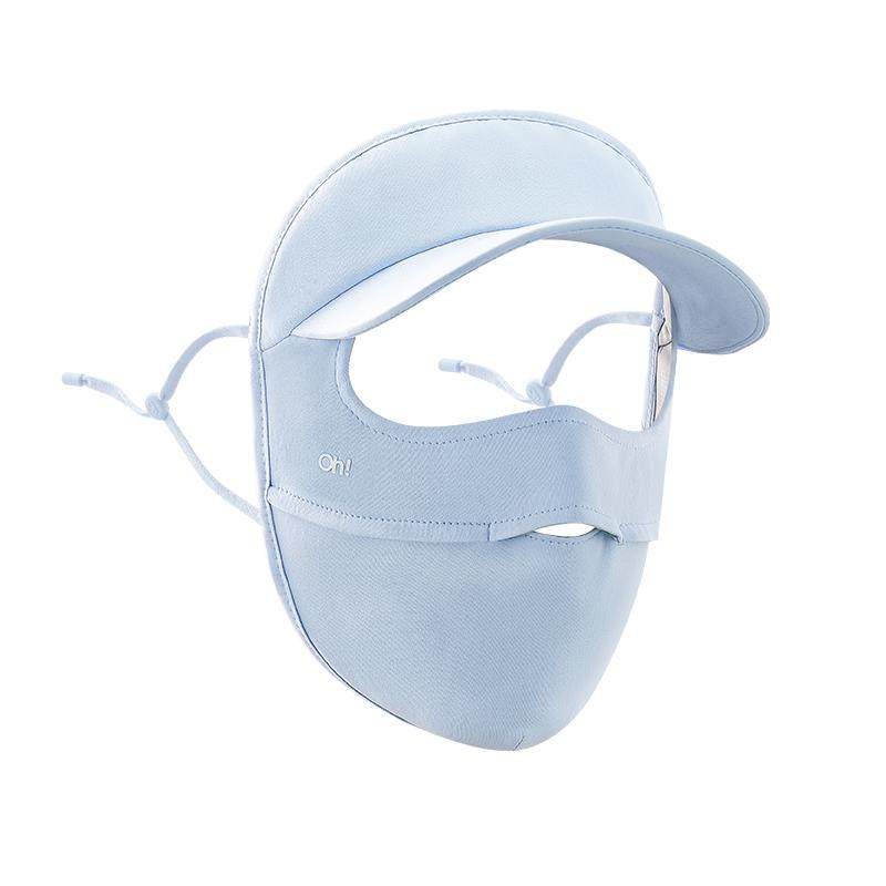 ohsunny帽檐款防晒面罩女高颜值立体透气开车防紫外线冰丝口罩