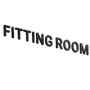 亚克力服装店试衣间标识牌更衣室温馨提示贴换衣区指示女装磨砂字标志标语门牌门贴贴纸店名轻奢牌子标牌定制