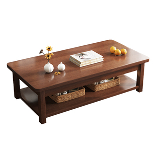 实木茶几客厅家用茶几桌小户型小茶几办公茶几双层2025年新款茶桌