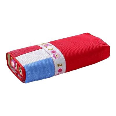 韩国贡缎枕头护颈助眠PE软管填充