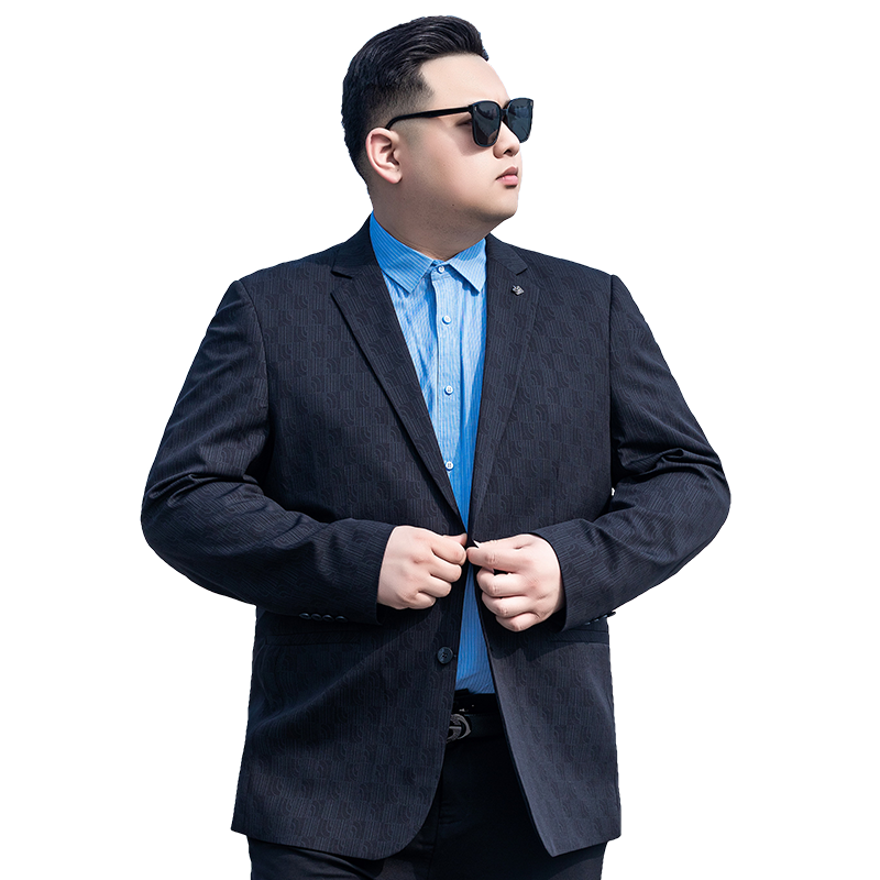 宝盾狼薄款加大码男休闲单西外套