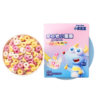 小鹿蓝蓝多钙谷蔬圈婴幼儿无添加白砂糖宝宝辅食8月+婴儿磨牙零食