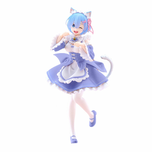 正版现货TAITO Coreful Re从零开始 蕾姆雷姆 猫耳女仆 景品手办