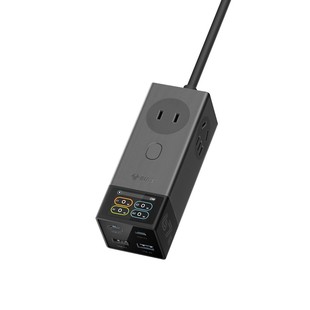 公牛67w快充数显屏小电舱插座usb多功能桌面接线板排插氮化镓插排