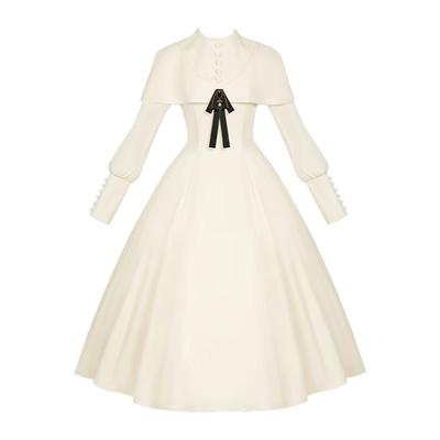 【第十三夜 op】withpuji原创设计 哥特优雅收腰显瘦大摆lo裙三子