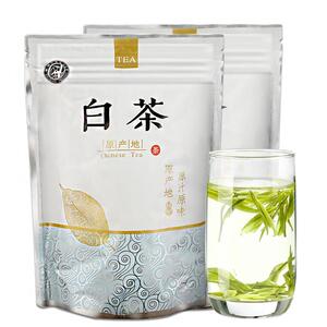 吟诗雨前特级安吉白茶袋装绿茶