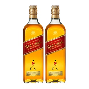 【进口】尊尼获加红牌苏格兰威士忌500ml*2烈酒调和基酒洋酒