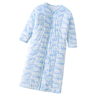 加长款睡袋儿童冬季纯棉长袖睡袍