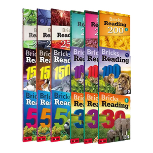 【顺丰包邮】Bricks Reading 阅读理解专项训练书 儿童英语短期教材 阅读专项英语教材 小学英语教材 阅读理解 幼儿园英语启蒙教材