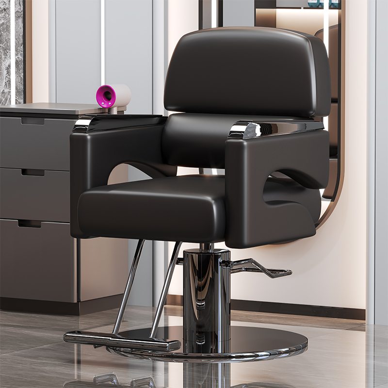 理发店椅子剪发发廊座椅可放倒旋转可升降烫染专用椅美发店椅子