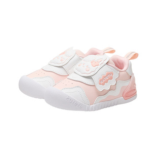 卡特兔小K盾学步鞋女软底2024秋季新款男童透气儿童鞋子动物可爱