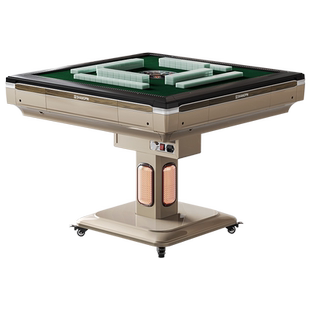 鸿胜三层机麻将机全自动电动折叠带取暖麻将桌餐桌两用家用免抓牌