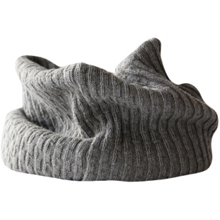 真丝羊绒冬季新款围脖女冬脖套男儿童加厚套头多功能小护颈秋成人