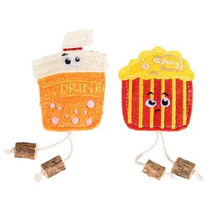 丝瓜络猫玩具逗猫棒小猫咪磨牙玩具洁牙专用自嗨解闷神器猫咪玩具